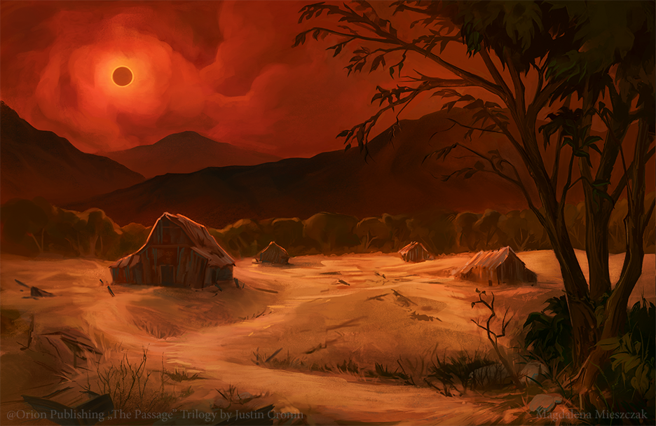 @Orion Publishing "The Passage" Trilogy by Justin Cronin - Endpaper Artwork