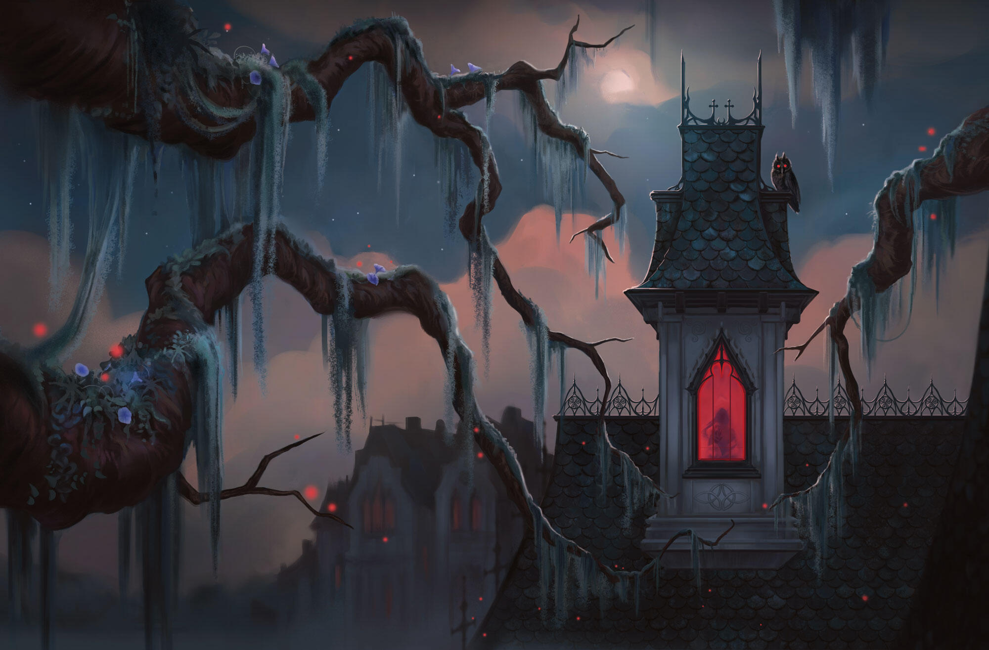 @Orion Books "The House at Watch Hill" by Karen Marie Moning - Dust jacket artwork